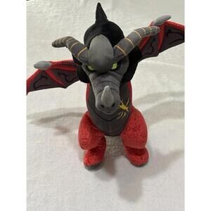MagiQuest Charlock the Red Firestorm Dragon Great Wolf Lodge Plush  || pre-owned